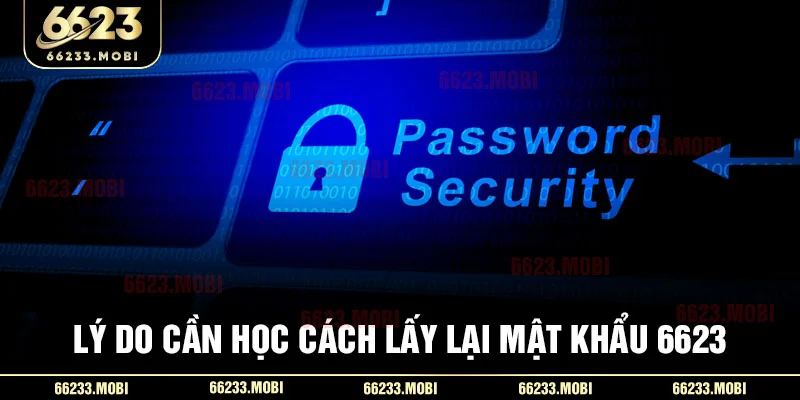 Lý do cần học cách lấy lại mật khẩu 6623