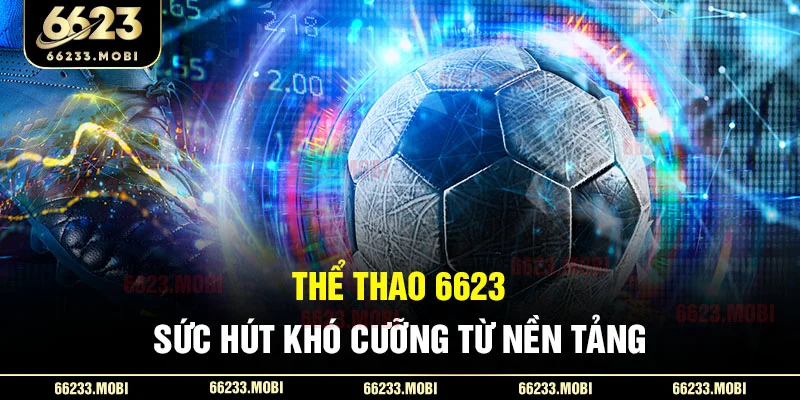 Thể thao 6623 và sức hút khó cưỡng từ nền tảng