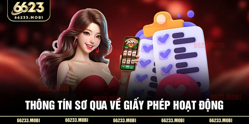 Thông tín sơ qua về giấy phép hoạt động