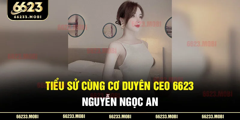 Tiểu sử cùng cơ duyên CEO 6623 Nguyễn Ngọc An